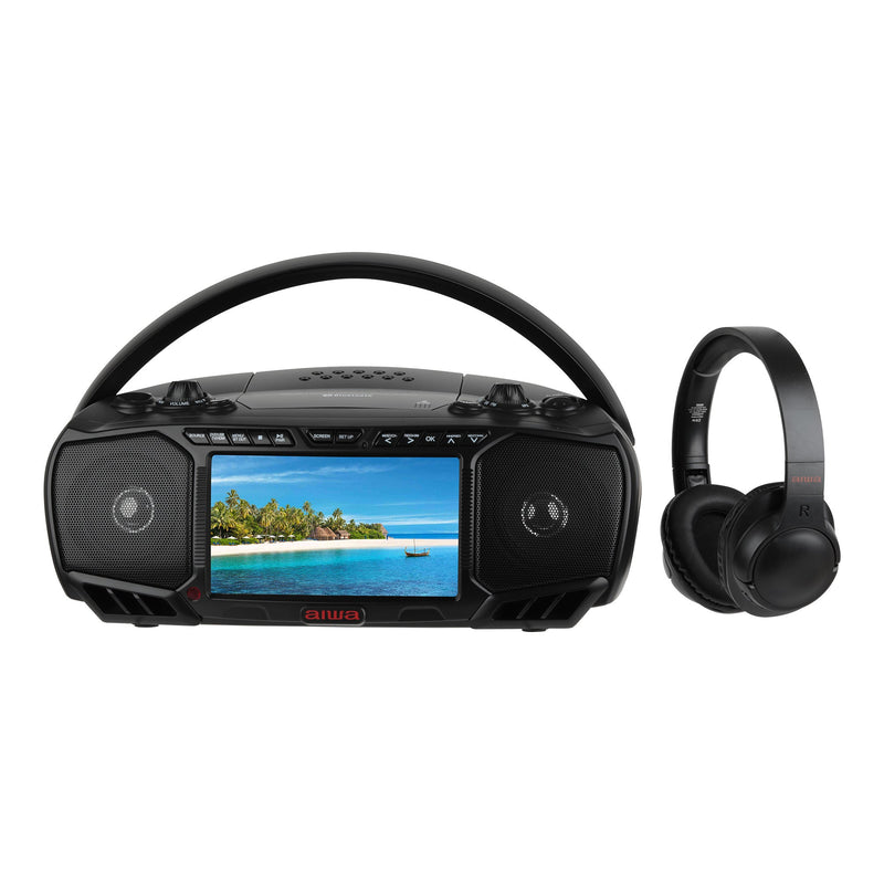 Portable Media Boombox with TV Tuner