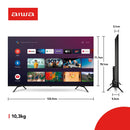 Smart TV AIWA 55” Android 4K Borda Ultrafina Dolby Vision&Atmos AWS-TV-55-BL-01-A