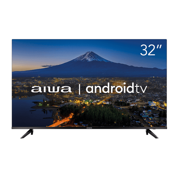 Smart TV AIWA 32” Android HD Borda Ultrafina HDR10 Dolby Áudio AWS-TV-32-BL-02-A