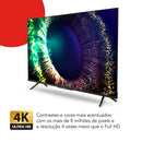 Smart TV AIWA 75” GOOGLE TV 4K Comando de voz Dolby Vision&Atmos AWS-TV-75-BL-01-G