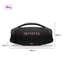 Caixa de Som Boombox Plus AIWA BBS-01-B 200W BT 30H IP66 USB Preto