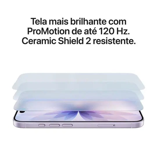 iPhone 17 Apple (256GB) Branco, Tela de 6,3", 5G e Câmera de 48MP