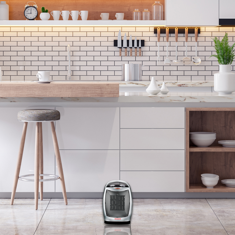 Oscillating Portable Room Heater with Fan Mode