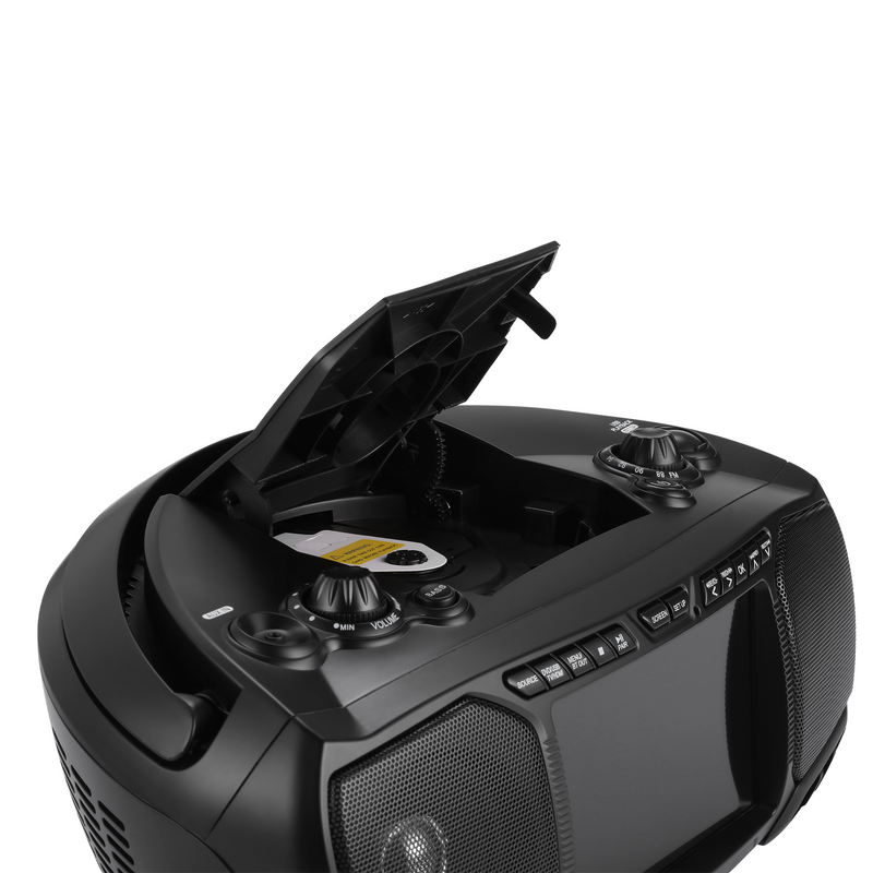 Portable Media Boombox with TV Tuner