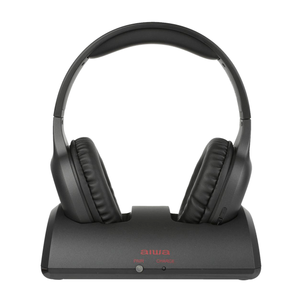 TV Headphone with Transmitter Base