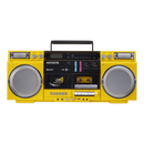 Retro Boombox with Cassette Player