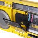 Retro Boombox with Cassette Player
