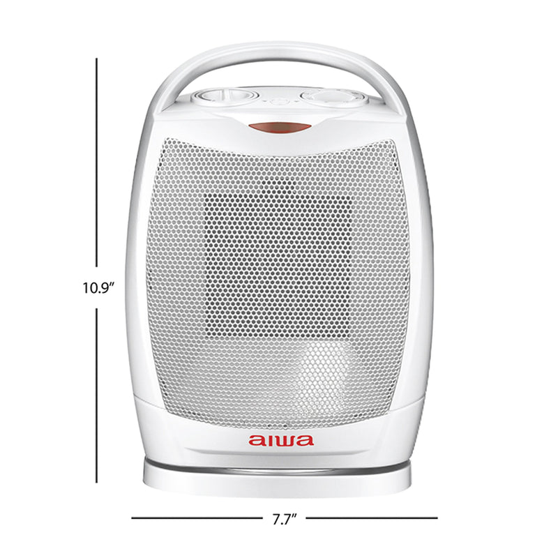 Oscillating Portable Room Heater with Fan Mode